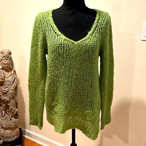 Green Oversized Sweater